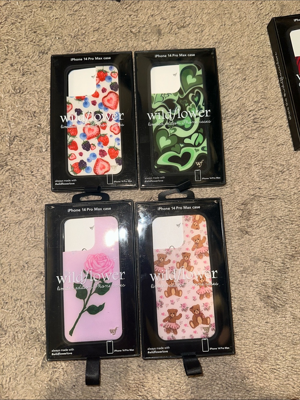 Wild Flower 14 Pro Max cases